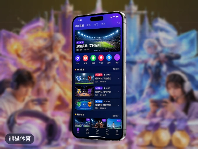 熊猫体育 APP，随时随地掌握比分